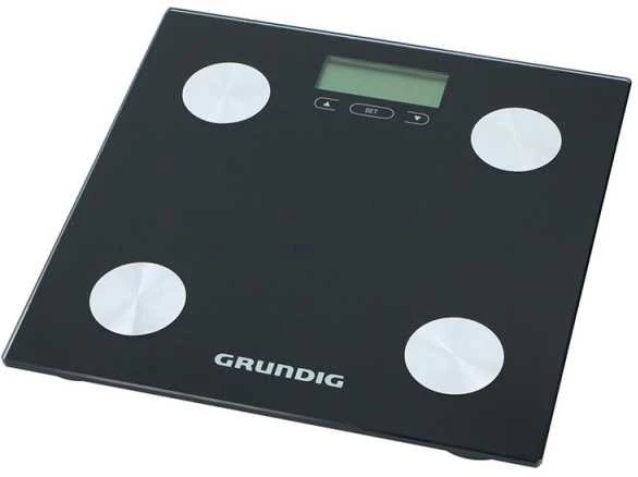 Svarstyklės Grundig - elektroniczna waga vonios, analiza masy ciała, BMI, do 180 kg