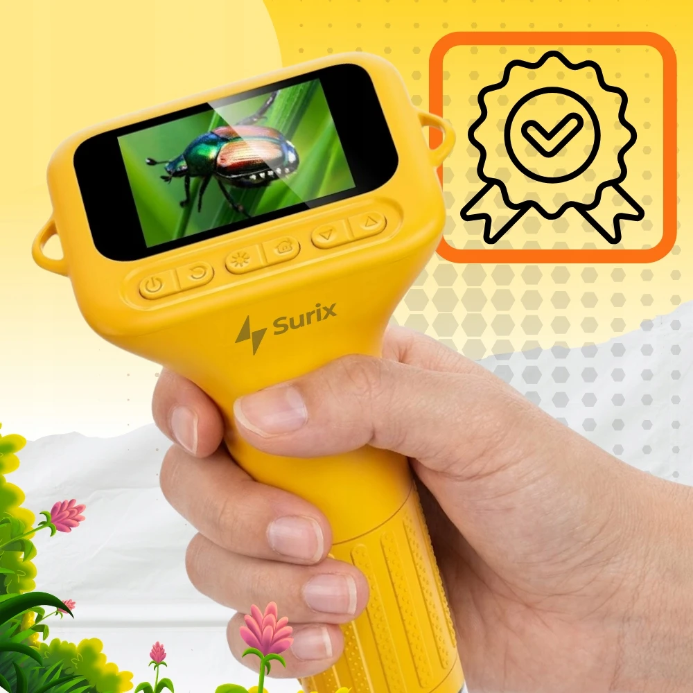 SKAITMENINIS MIKROSKOPAS VAIKAMS 1000x - SUPER EDUKACINIS LED VAIKŲ RINKINYS