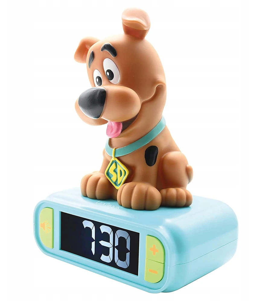 Skaitmeninis žadintuvas su Scooby Doo 3D naktiniu apšvietimu Lexibook