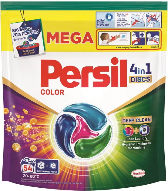 KAPSULĖS SK PERSIL POWER CAP COLOR 44VNT