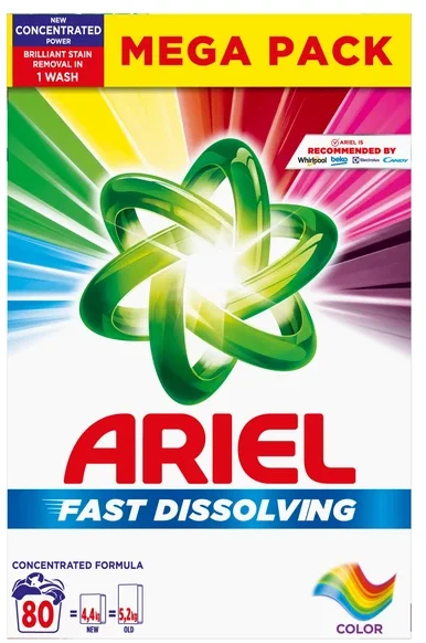 Static Control Skalbimo milteliai ARIEL Professional, Color+, 110 skalb., 6,05 kg.