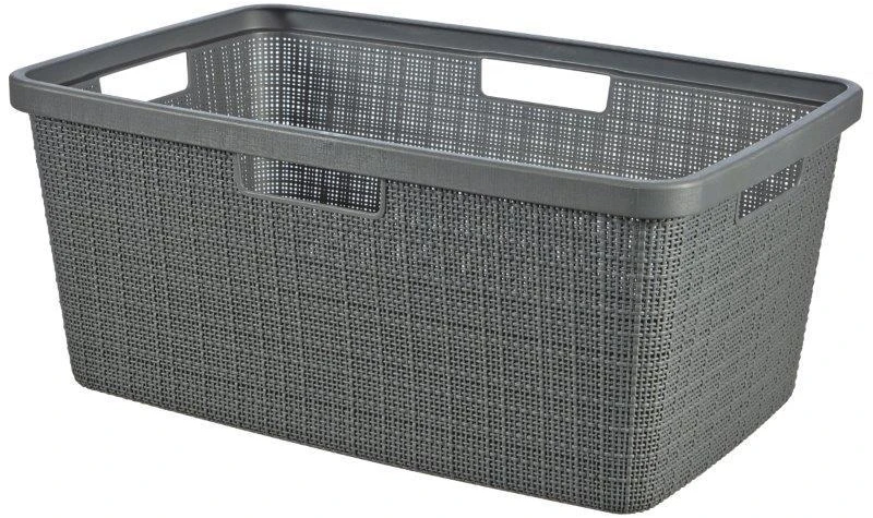Skalbinių krepšys Jute Curver H25/W39.4/ø59.4cm baltas