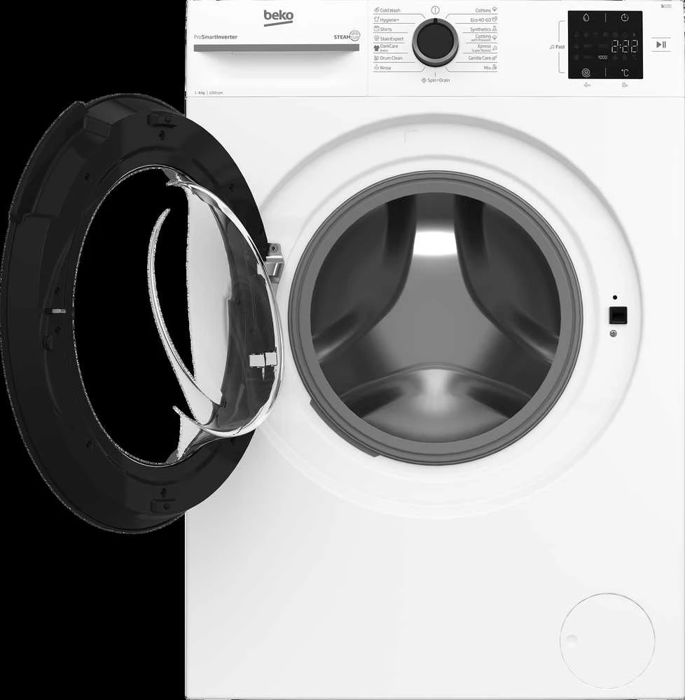 BEKO Skalbimo mašina BM1WFSU36233WB, 6kg, Energy class B, 44.6 cm, 1200 rpm, Inverter motor, Steam Cure
