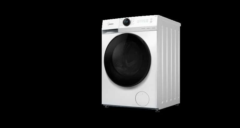 Midea | Skalbimo mašina with dryer | MF200D80WB/1/W-HR | Energy efficiency class A/D | Front loading | Skalbimo talpa 8kg | 1400 RPM | Gylis 48 cm | Plotis 60 cm | Ekranas | LED | Drying system | Drying capacity 6kg | Steam function | Baltas