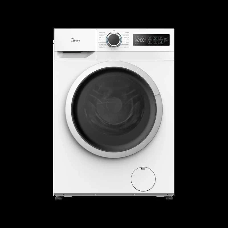 Midea | Skalbimo mašina | MF110W70B/W-HR | Energy efficiency class A | Front loading | Skalbimo talpa 7kg | 1200 RPM | Gylis 40 cm | Plotis 60 cm | Ekranas | LED | Steam function | Baltas