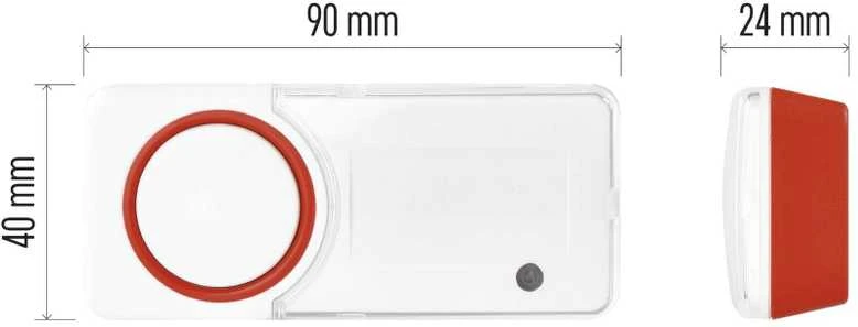Skambučio mygtukas Emos IP55/150m