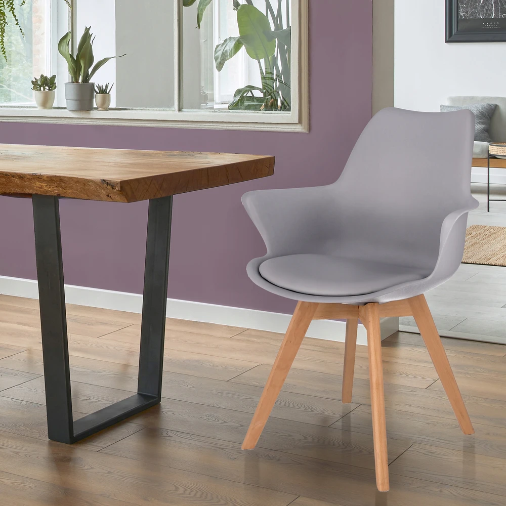 SKANDINAVIŠKĖ KĖDĖ svetainei VIRTUVĖ ECO LEATHER ORLEAN modernus JUMIhome