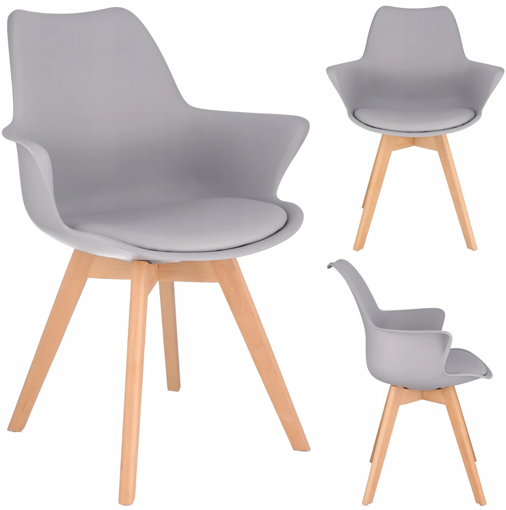 SKANDINAVIŠKĖ KĖDĖ svetainei VIRTUVĖ ECO LEATHER ORLEAN modernus JUMIhome