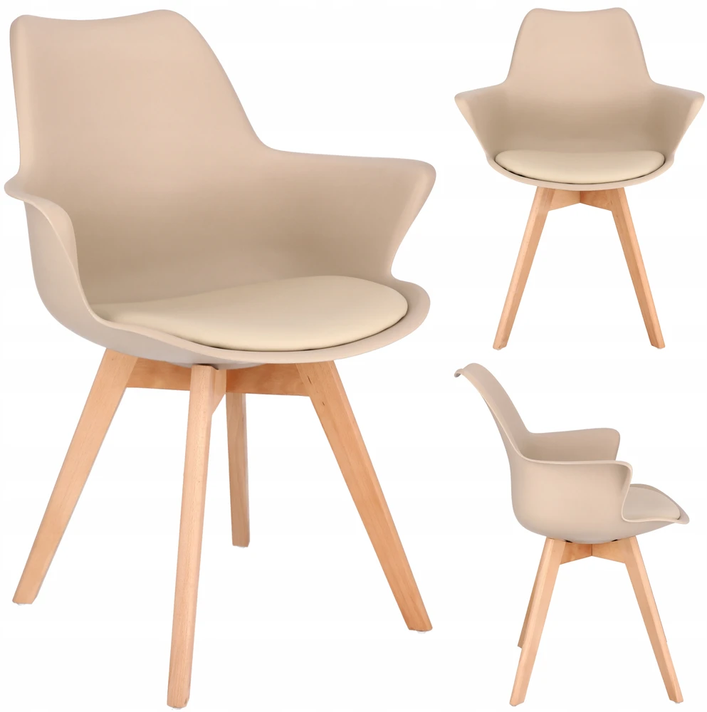 SKANDINAVIŠKĖ KĖDĖ svetainei VIRTUVĖ ECO LEATHER ORLEAN modernus JUMIhome