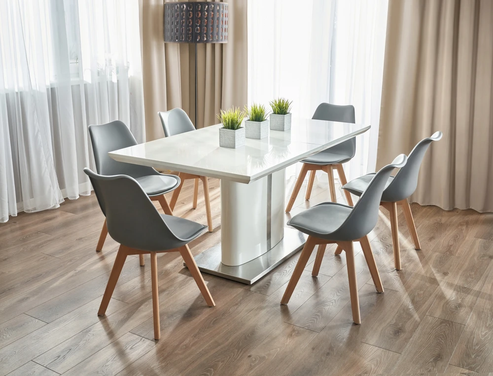 SKANDINAVIŠKĖ KĖDĖ VIRTUVEI, Svetainei, VALGOMUI, OSLO pagalvė, pilka JUMIhome