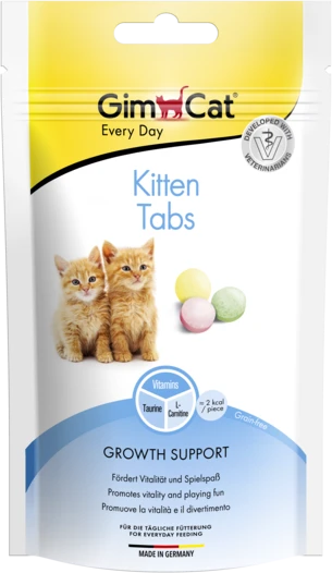 GIMCAT KITTEN TABS skanėstai jaunoms katėms 40g