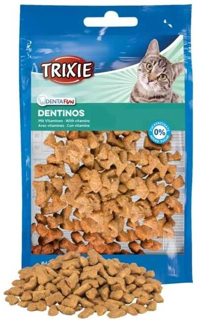 TRIXIE Dentinos kačių skanėstai su vitaminais 50 g