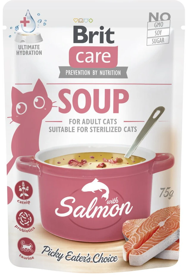 Brit Care Cat Soup kalakutiena sriuba katėms su kalakutiena, 75 g