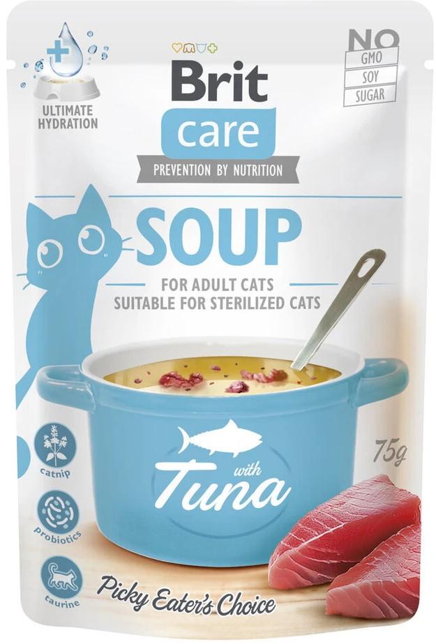 Brit Care Cat Soup kalakutiena sriuba katėms su kalakutiena, 75 g