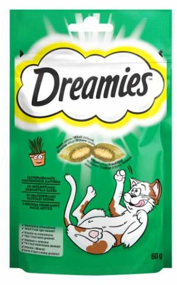 Skanėstas katėms DREAMIES, katžolės skonio, 60 g