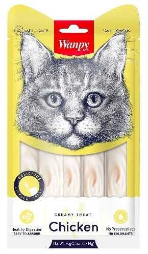 Skanėstas katėms WANPY Creamy, su vištiena, 70 g