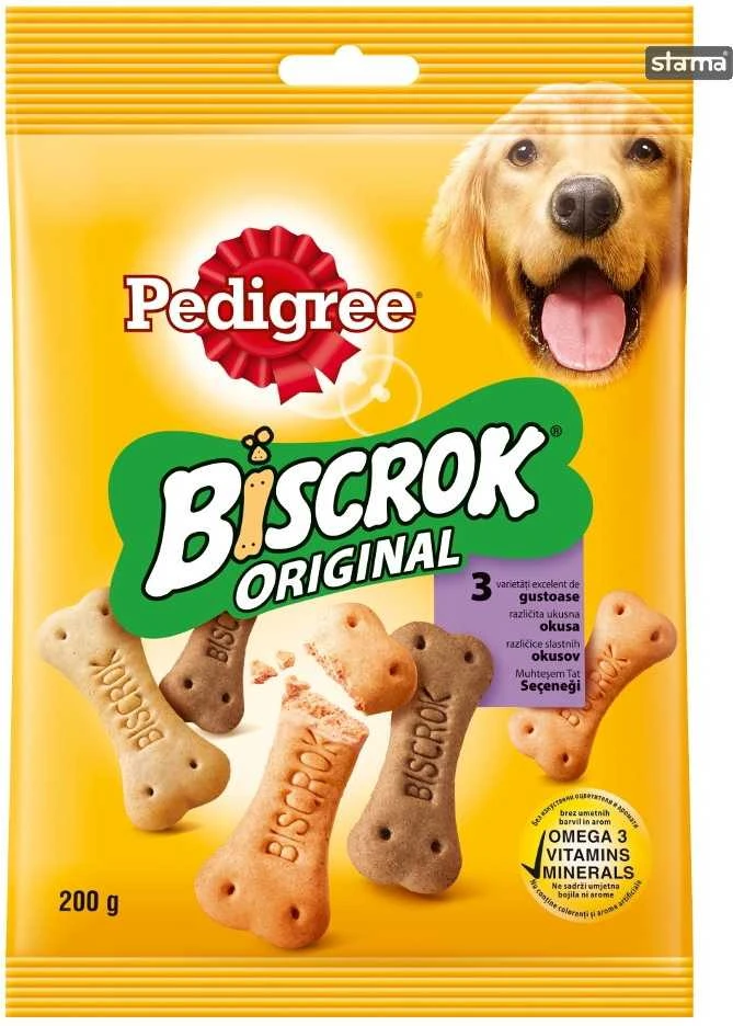 Skanėstas šunims PEDIGREE Multi Biscrok, 200 g