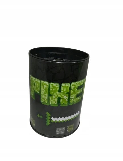Skarbonka Metalowa Okrągła Pixel Starpak 536849 Starpak