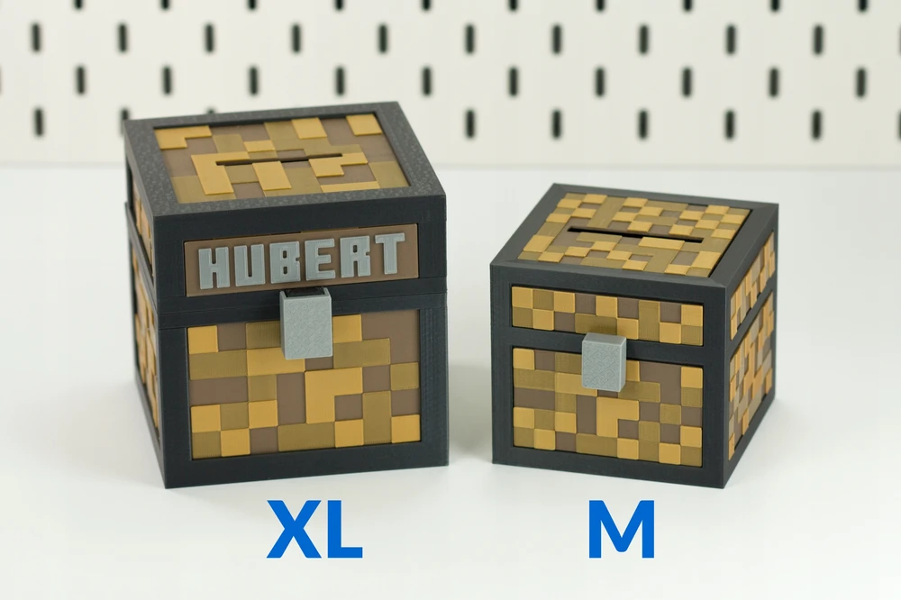 Skarbonka vaikams Pixele 3D Skarbonka Roku Prezent dla dziecka Kajawis