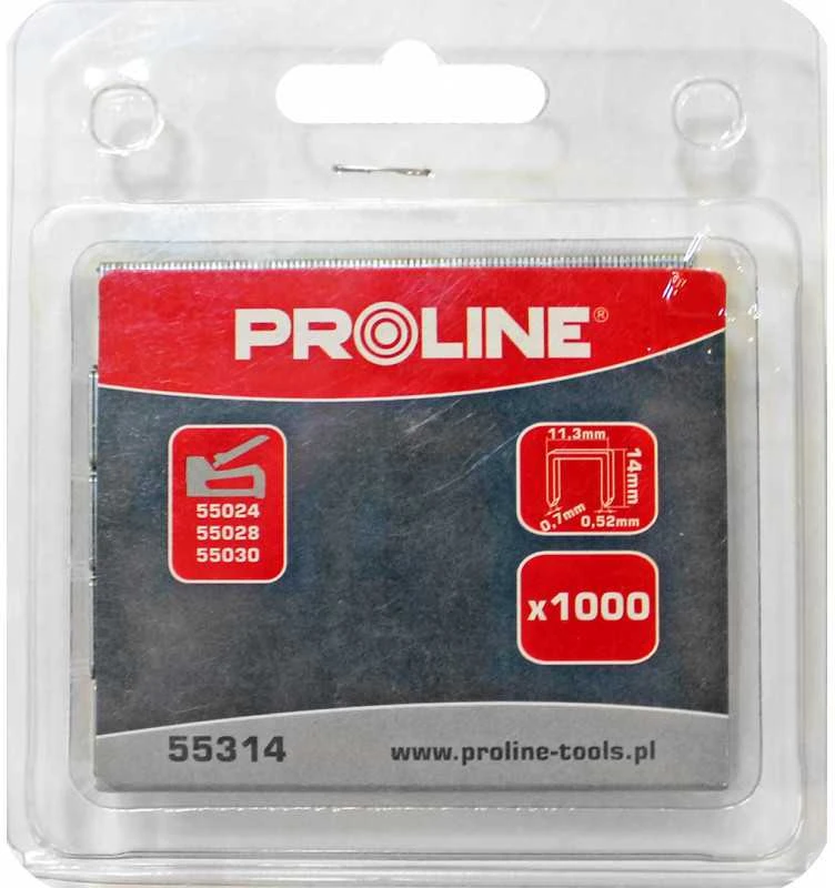 Segtukai metaliniai Nr.53 6mm Proline