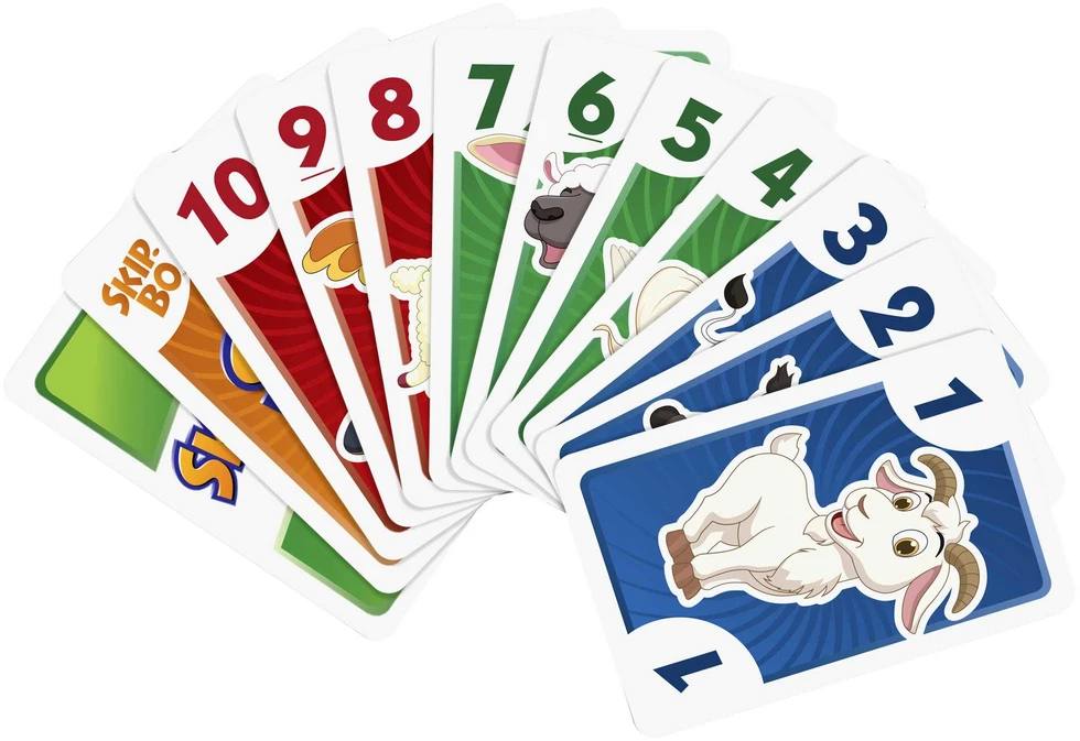 Mattel „Skip-Bo Junior“ kortų žaidimas vaikams HHB37
