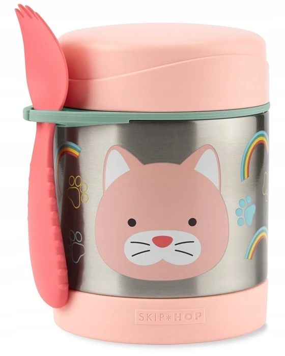 Skip Hop Travel pietūs THERMOS vaikų maistui Zoo CAT 325 ml