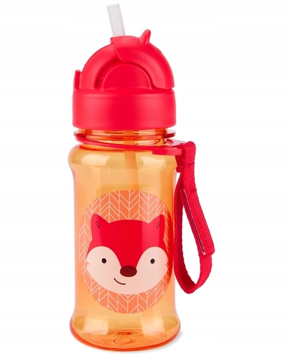 Skip Hop Zoo Tritan™ Renew vaikiškas gertuvė su šiaudeliu, 355ml