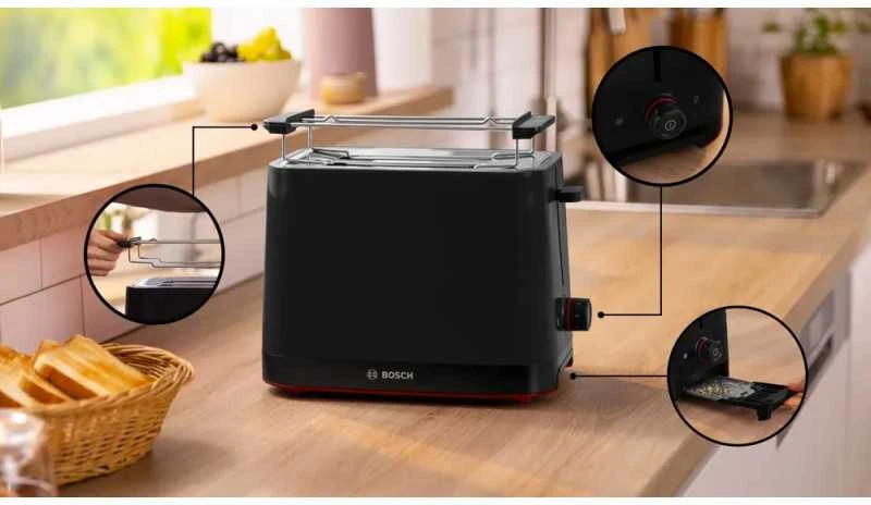 Bosch TAT3M123 Kompaktinis skrudintuvas, MyMoment, Juoda