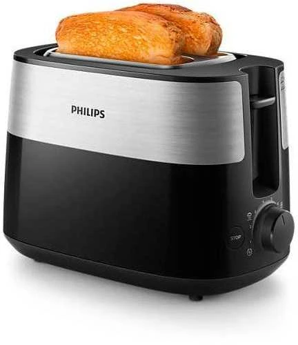 Skrudintuvas Toaster Philips HD2516/90 (830W, juodos spalvos)