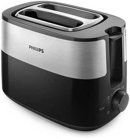 Skrudintuvas Toaster Philips HD2516/90 (830W, juodos spalvos)