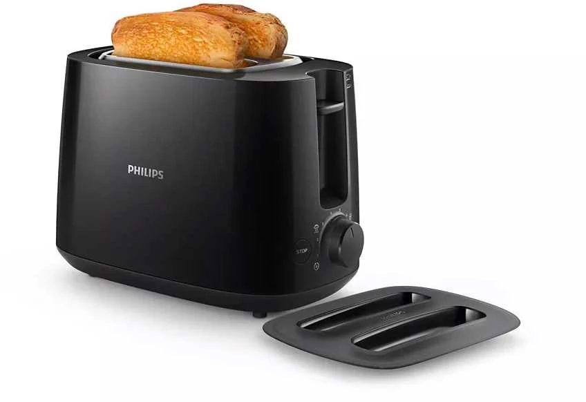 Skrudintuvas Toaster Philips HD2516/90 (830W, juodos spalvos)