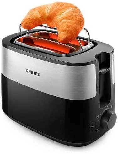 Skrudintuvas Toaster Philips HD2516/90 (830W, juodos spalvos)