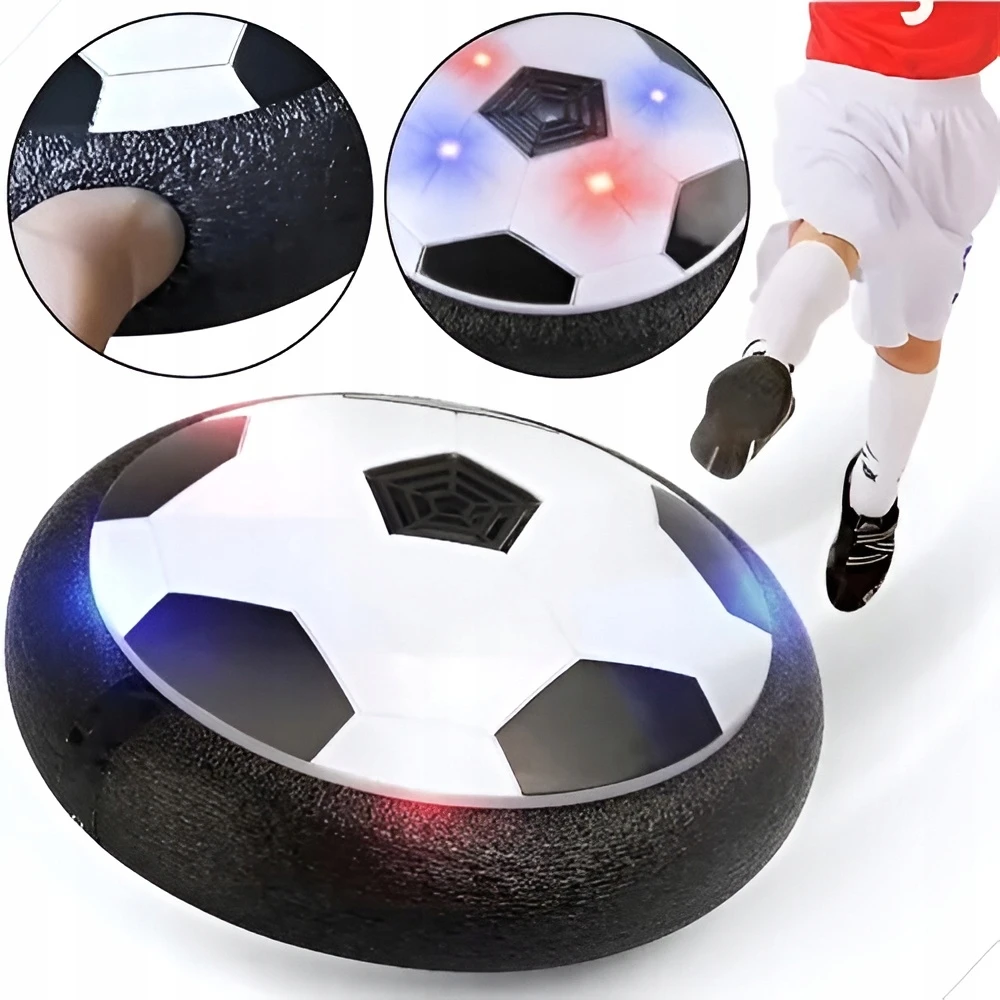 SKRYDANTIS FUTBOLIS SVĖTINANTIS ORO HOVERBALL ORO HOVERBALLAS SU ŠVIESOS DISKU