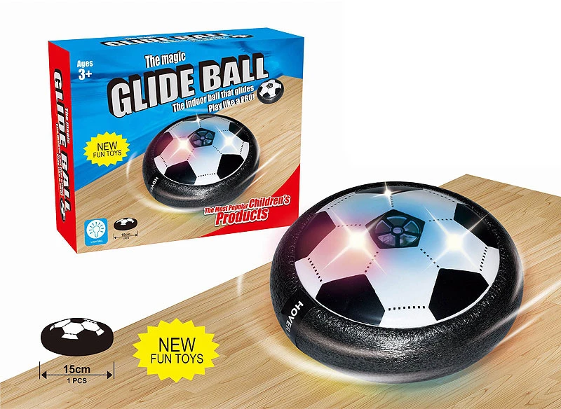 SKRYDANTIS FUTBOLIS SVĖTINANTIS ORO HOVERBALL ORO HOVERBALLAS SU ŠVIESOS DISKU