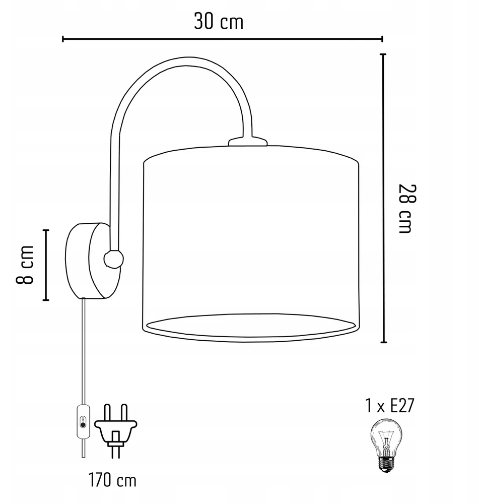 Skylighting LAMPA ŚCIENNA KINKIET DZIECIĘCY SAMOCHODY AUTKA NIEBIESKIE EDISON LED E27