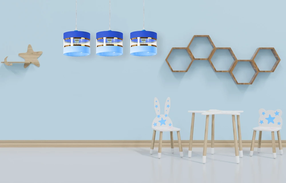 Skylighting Lampa wisząca sufitowa dziecięca su abażurem 20cm