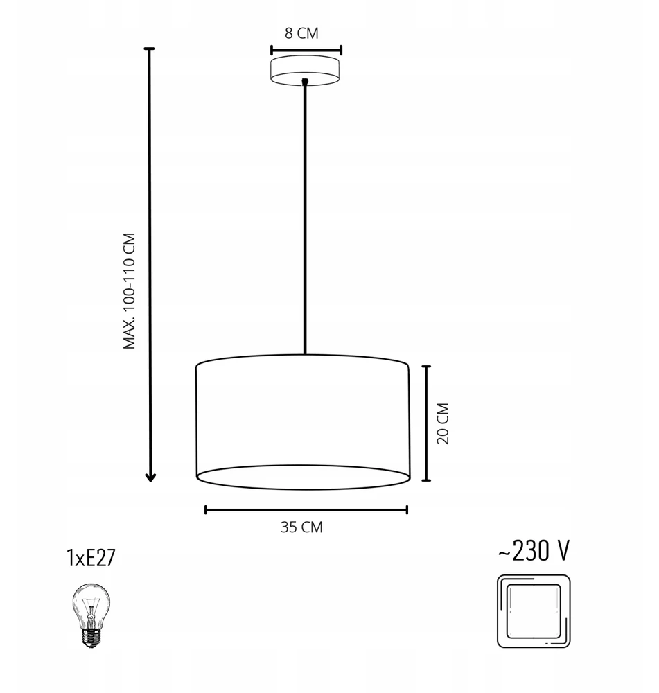 Skylighting LAMPA WISZĄCA ŻYRANDOL SUFITOWA AUTKA NIEBIESKIE LED LAMPY ŻYRANDOLE ABAŻUR