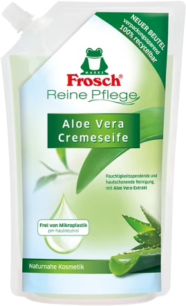 Skystas rankų muilas FROSCH su migdolų pienu, 500 ml