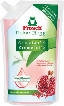 Skystas rankų muilas FROSCH su migdolų pienu, 500 ml