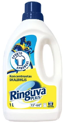 Ringuva_Pliu Skystas skalbiklis RINGUVA PLIUS 3 in 1, universalus, su tulžimi, 20 skalbimų, 1 l