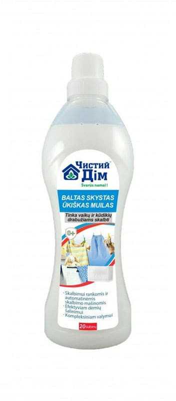 Aqua Cosmetics Svarus Namai Skystas Ūkiškas muilas Baltas 1000ml