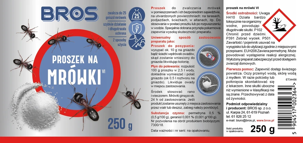 Bros Skystis nuo amėjimo, 250 g