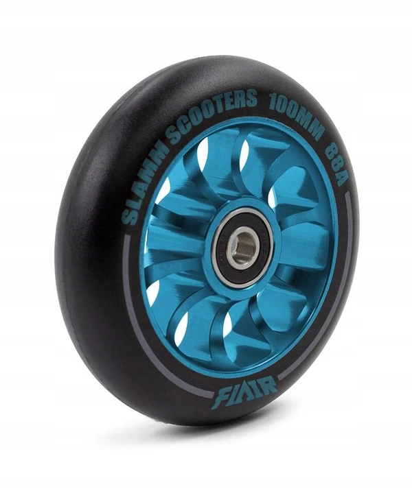 Slamm Scooters Paspirtuko ratai Slamm 100mm Flair 2.0, mėlyni