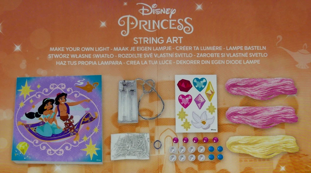Slammer Kūrybiška LED lempa vaikams Disney Princess 4+
