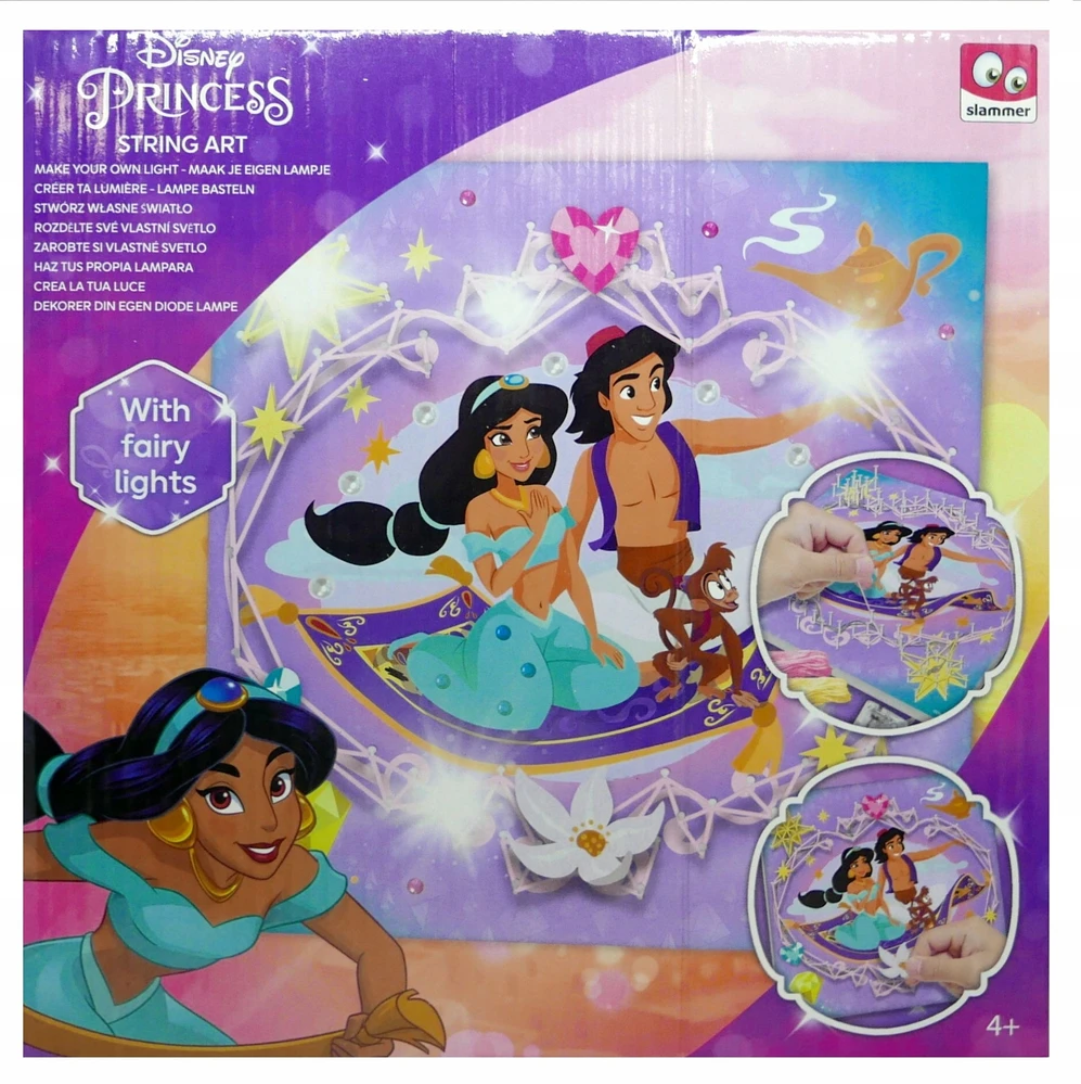 Slammer Kūrybiška LED lempa vaikams Disney Princess 4+