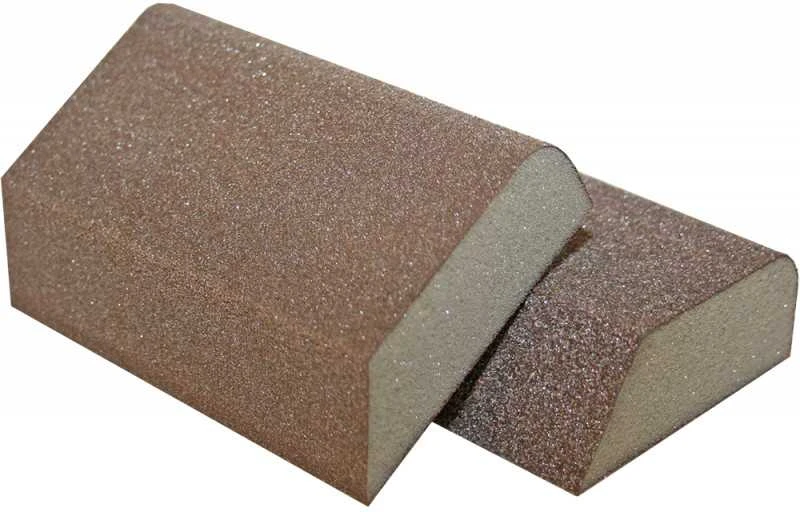 Besk Šlifavimo blokelis kampinis 98x69x26mm, 60 grūdėtumo