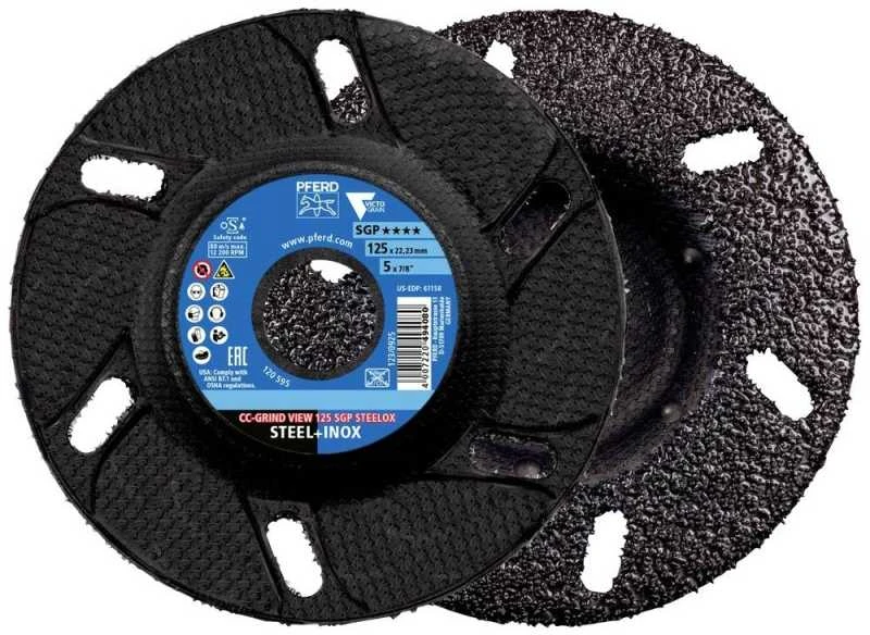 Šlifavimo diskas PFERD CC-Grind View 125 SGP Steelox