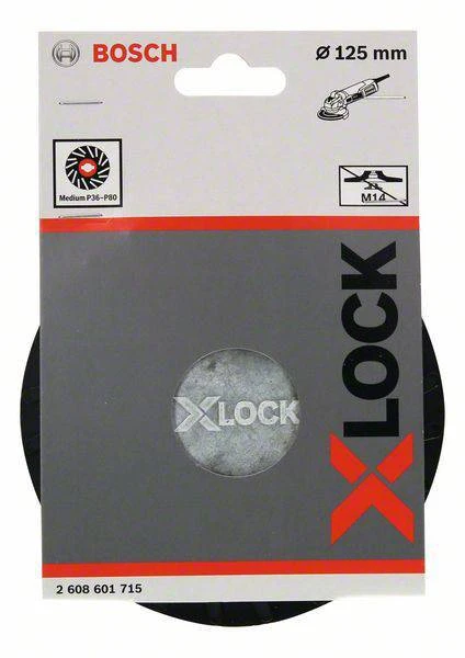 Bosch X-LOCK diskinis pagrindas vidutinis, 125 mm