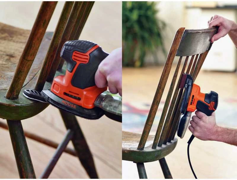 Black & Decker ekscentrinis daugiafunkcis šlifuoklis 120W KA2500K