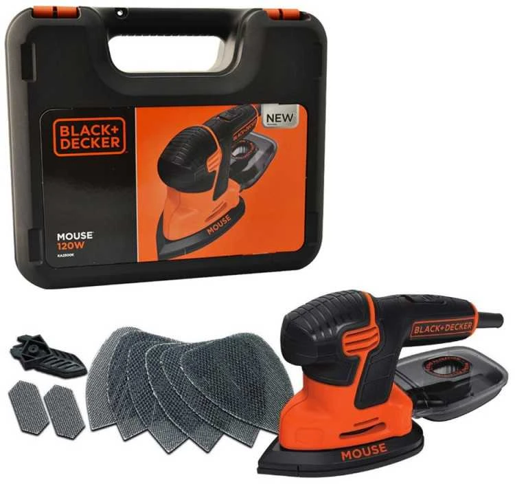 Black & Decker ekscentrinis daugiafunkcis šlifuoklis 120W KA2500K